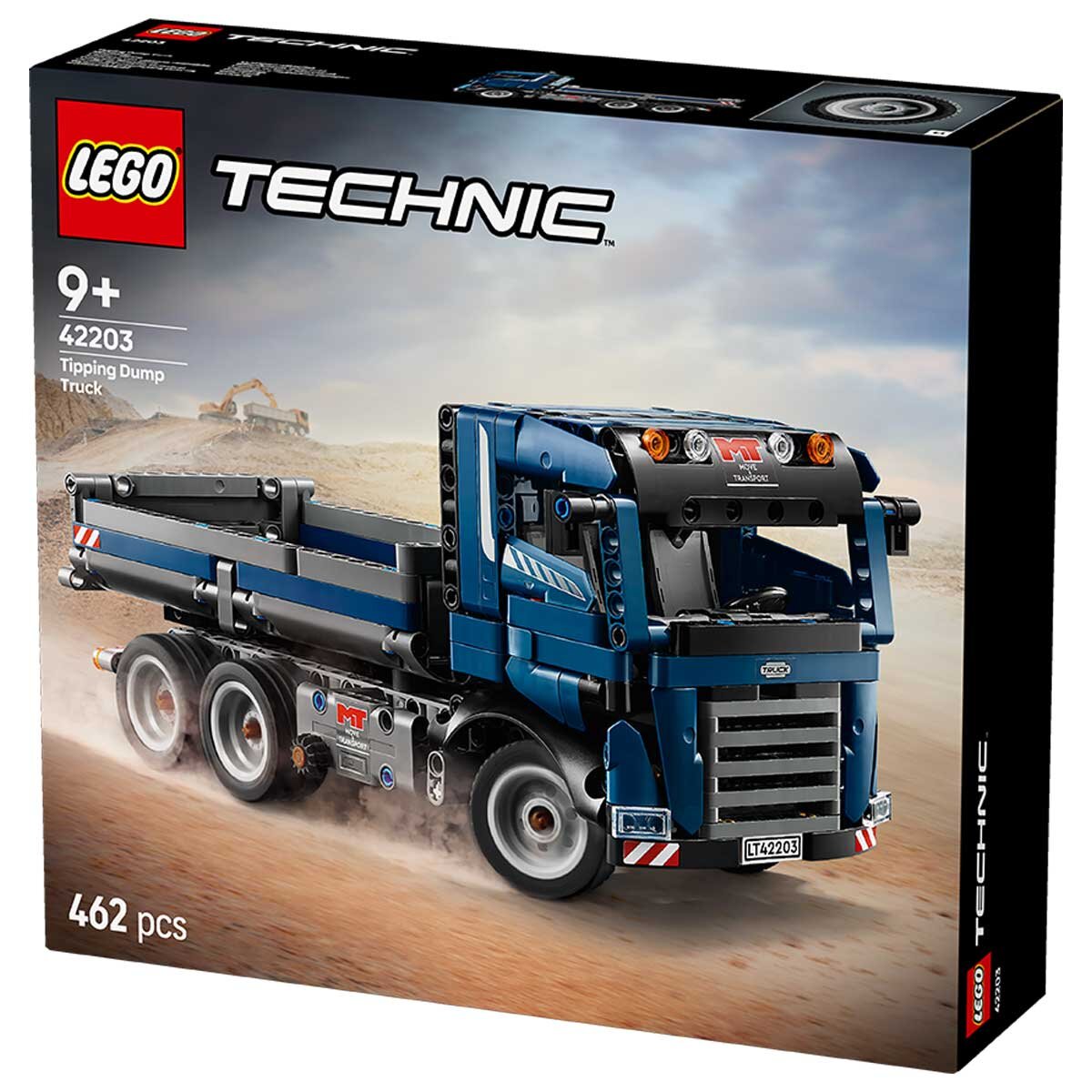 LEGO Technic Tipping Dump Truck Toy 42203 - SuperSaverAU - view 7