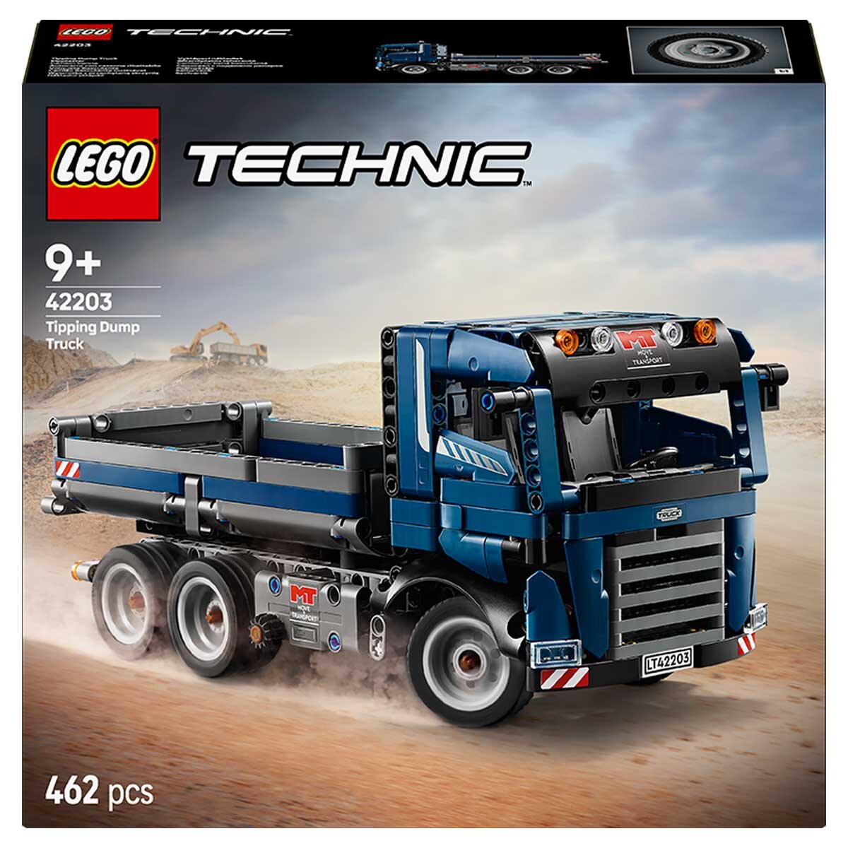LEGO Technic Tipping Dump Truck Toy 42203 - SuperSaverAU - view 8