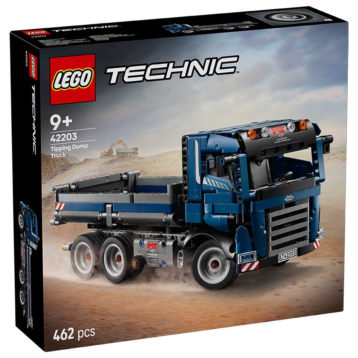 LEGO Technic Tipping Dump Truck Toy 42203 - SuperSaverAU - view 9