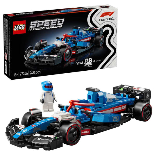 LEGO Speed Champions Visa Cash App RB VCARB 01 F1 Race Car 77246