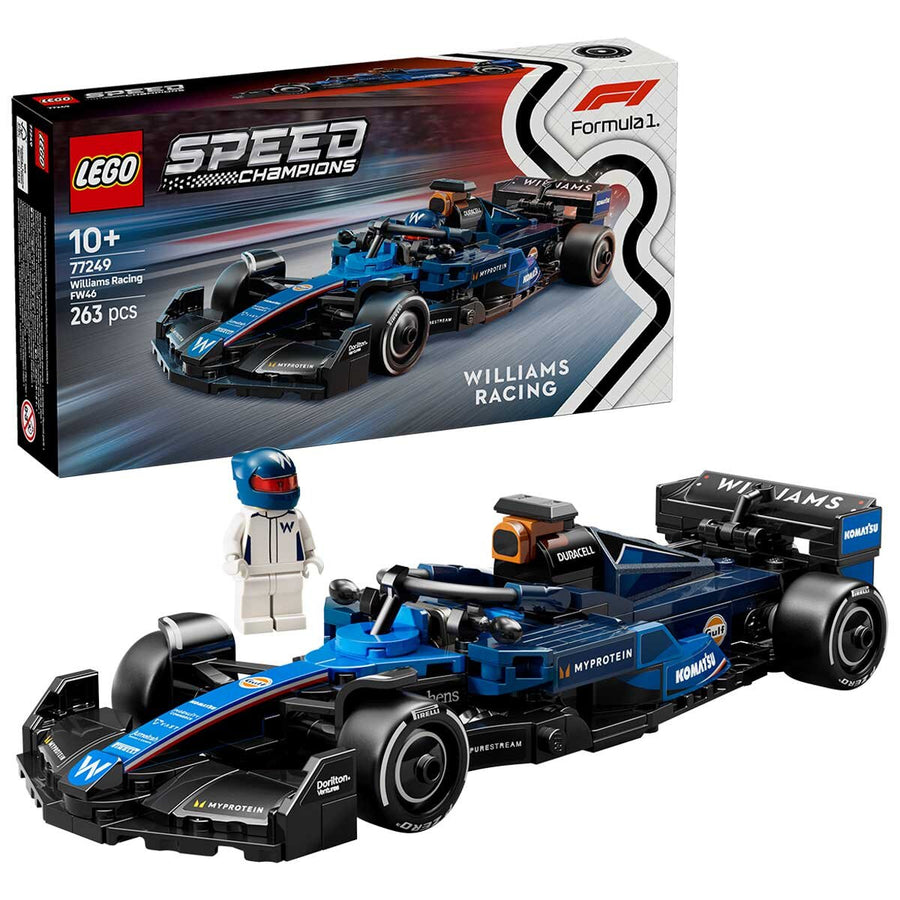 LEGO Speed Champions Williams Racing FW46 F1 Race Car 77249 - SuperSaverAU - view 1