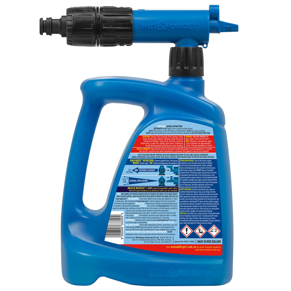 Wet & Forget Rapid Application Moss And Mould Remover 2L