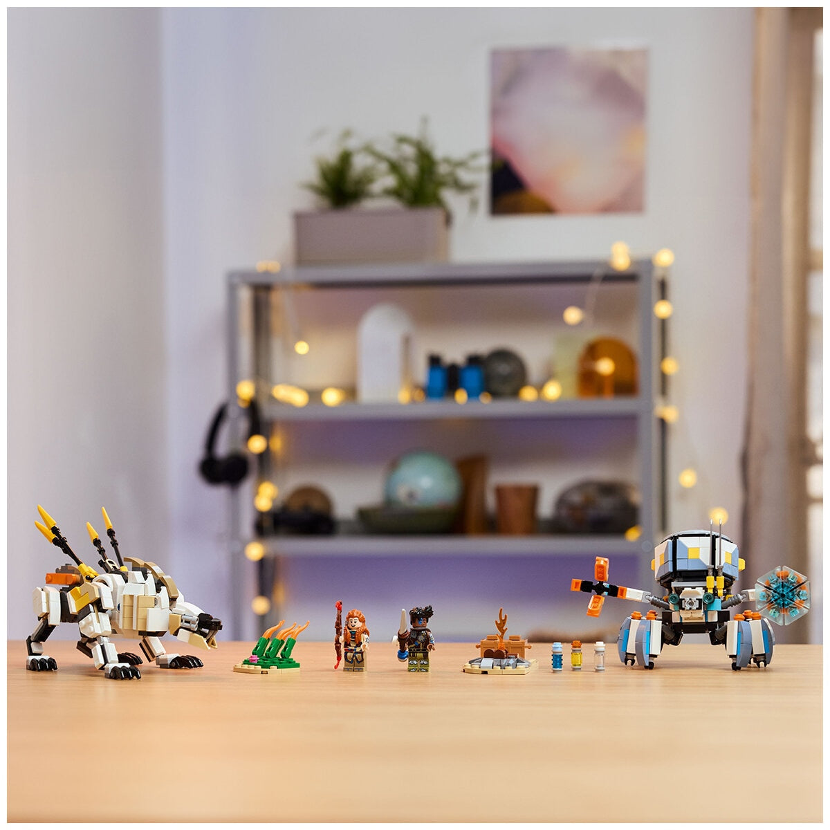 LEGO Horizon Adventures Aloy & Varl vs. Shell-Walker & Sawtooth Toy 77037 - SuperSaverAU - view 6