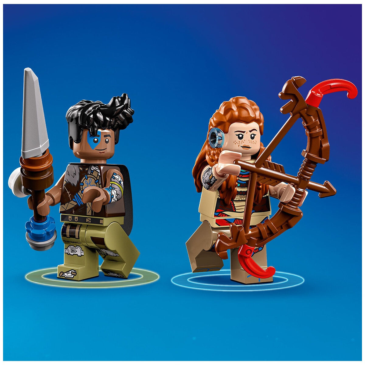 LEGO Horizon Adventures Aloy & Varl vs. Shell-Walker & Sawtooth Toy 77037 - SuperSaverAU - view 8