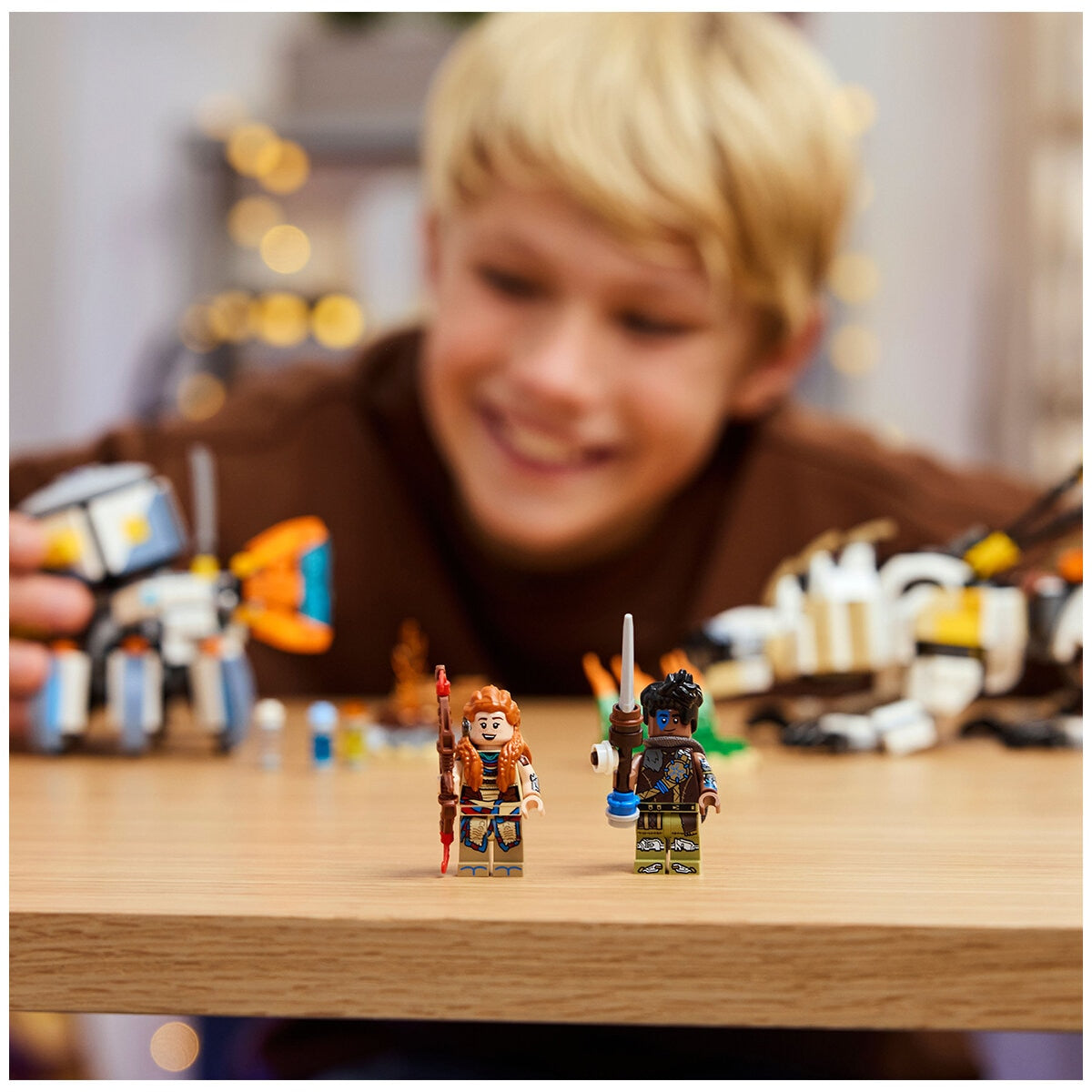 LEGO Horizon Adventures Aloy & Varl vs. Shell-Walker & Sawtooth Toy 77037