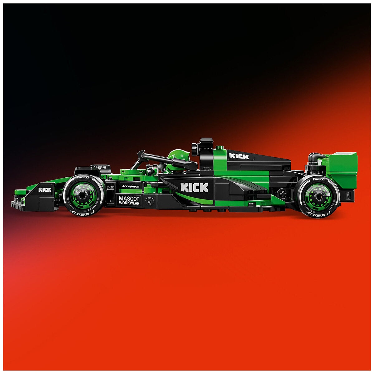 LEGO Speed Champions KICK Sauber F1 Team C44 Race Car 77247 - SuperSaverAU - view 9