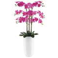 CG Hunter 1.2M Pink Artificial Phalaenopsis Orchid Arrangement - Modern Planter, Indoor Use - SuperSaverAU - view 2