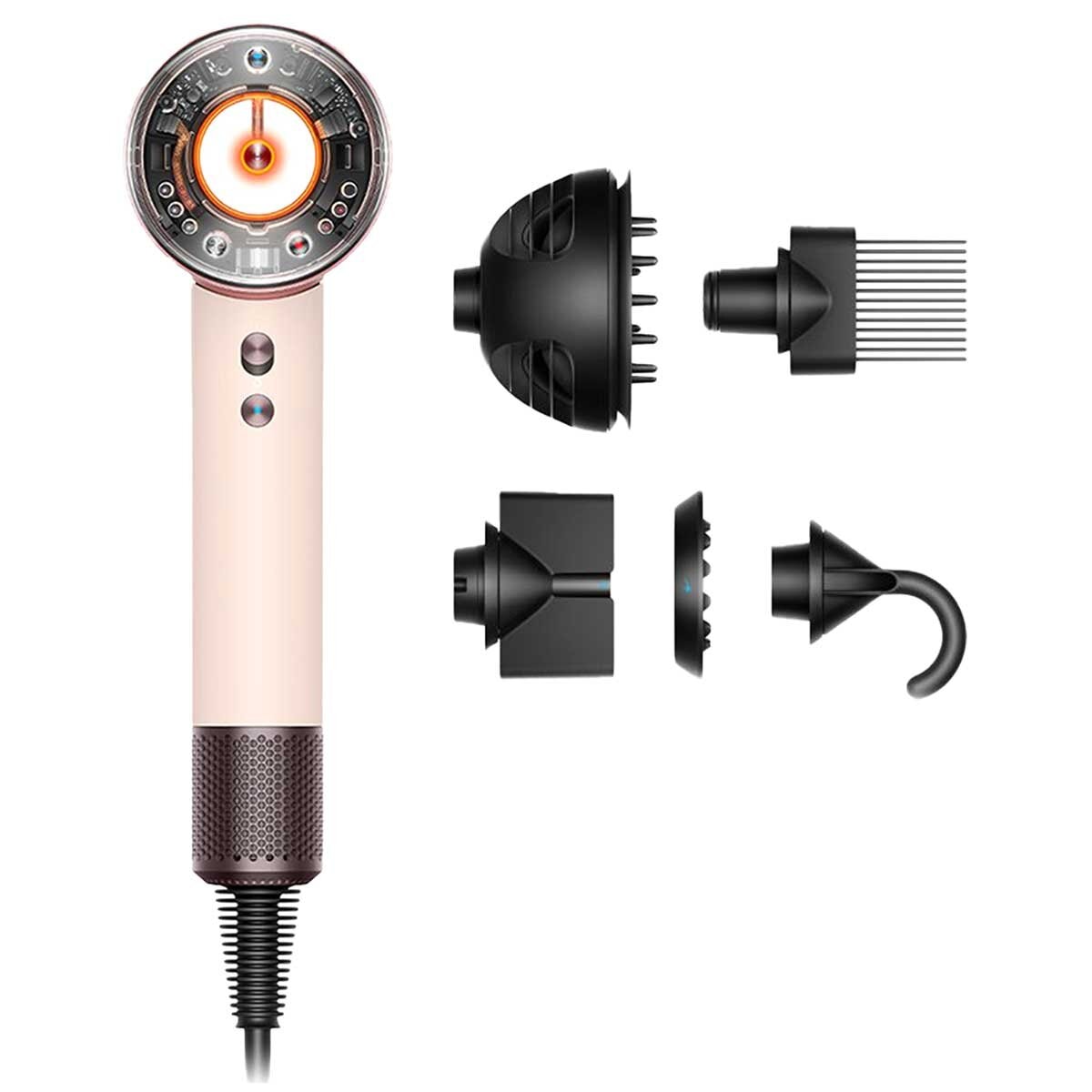 Dyson Supersonic Nural Ceramic Pink And Rose Gold Hair Dryer 598979-01 | Scalp Health Protection, Fast Drying, Intelligent Styling - SuperSaverAU - view 1