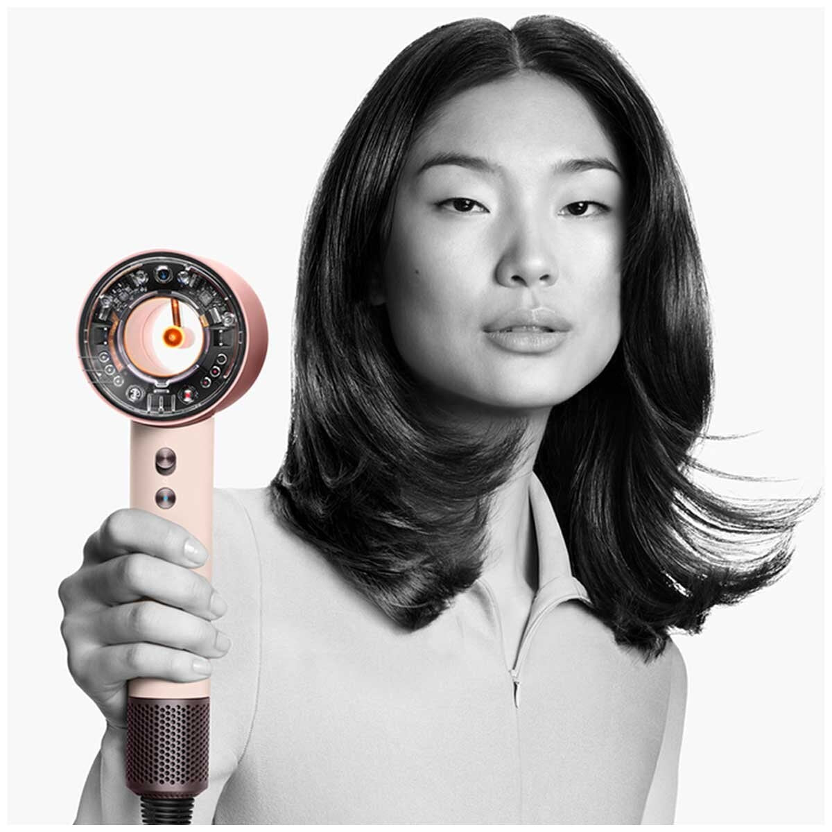 Dyson Supersonic Nural Ceramic Pink And Rose Gold Hair Dryer 598979-01 | Scalp Health Protection, Fast Drying, Intelligent Styling - SuperSaverAU - view 3