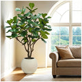 CGH Artificial Fiddle Leaf Fig Tree 2.4M Lifelike Realistic Appearance High-Quality Artisan Planter Indoor Use - SuperSaverAU - view 1