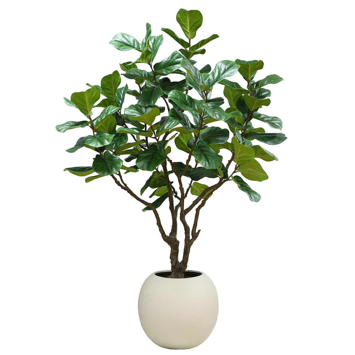 CGH Artificial Fiddle Leaf Fig Tree 2.4M Lifelike Realistic Appearance High-Quality Artisan Planter Indoor Use