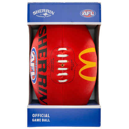 Sherrin AFL Replica All Surface Football Size 5 Red