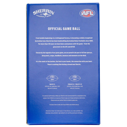 Sherrin AFL Replica All Surface Football Size 5 Red