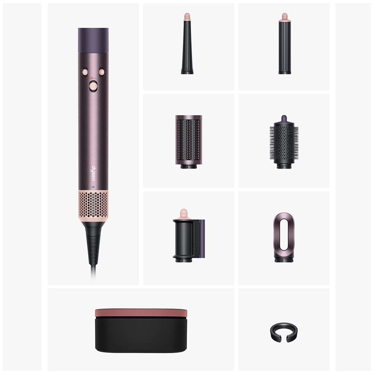 Dyson Airwrap i.d. Multi-Styler & Dryer Jasper Plum, Personalised Styling, Endless Styles, No Heat Damage