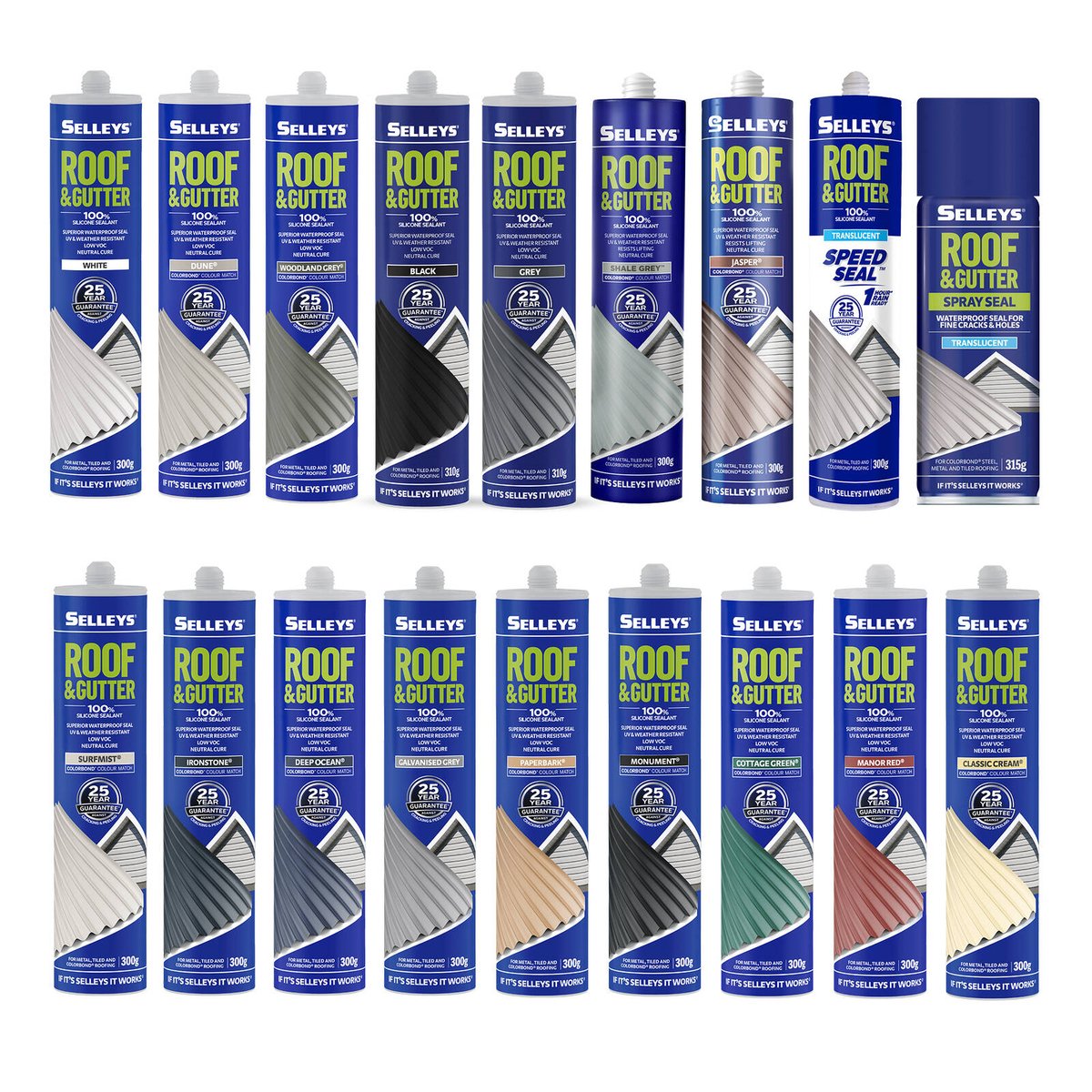 Selleys Clear Roof and Gutter Silicone Sealant 300g - Waterproof - UV Resistant - SuperSaverAU - view 4