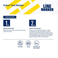 Dulux 500g Yellow Line Marker Spray Paint