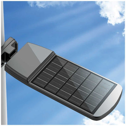 Sol-R-Brite Solar Street Light | Motion Activated, 5000 Lumens, Metal Construction, Solar Rechargeable