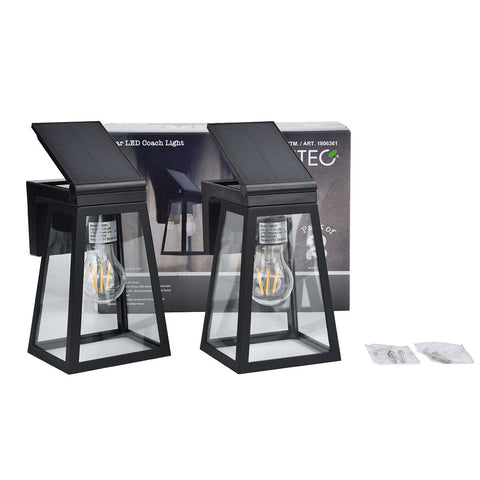 Lutec Solar LED Coach Light 2 Pack 6990905012 - SuperSaverAU - view 2