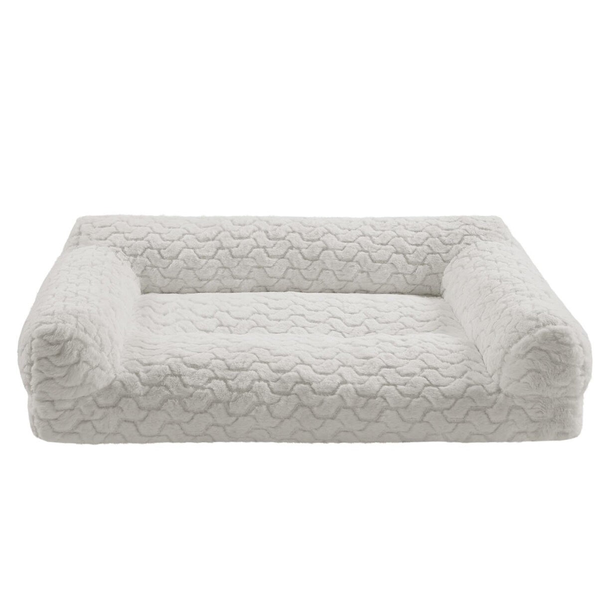 Kirkland Signature High Back Pet Sofa Ivory - Plush Comfort for Small Pets
