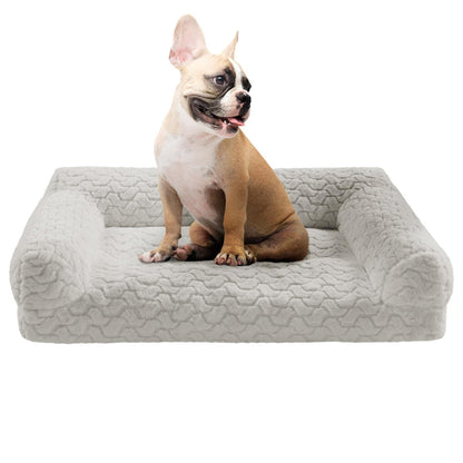 Kirkland Signature High Back Pet Sofa Ivory - Plush Comfort for Small Pets