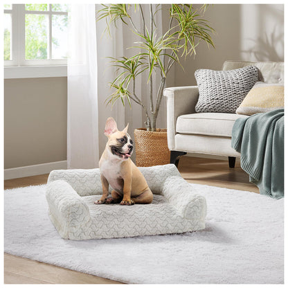 Kirkland Signature High Back Pet Sofa Ivory - Plush Comfort for Small Pets