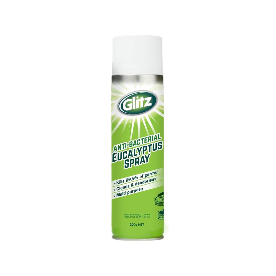 Glitz Eucalyptus Spray 200g Antibacterial Cleaner Ethanol Easy Carry - SuperSaverAU - view 1