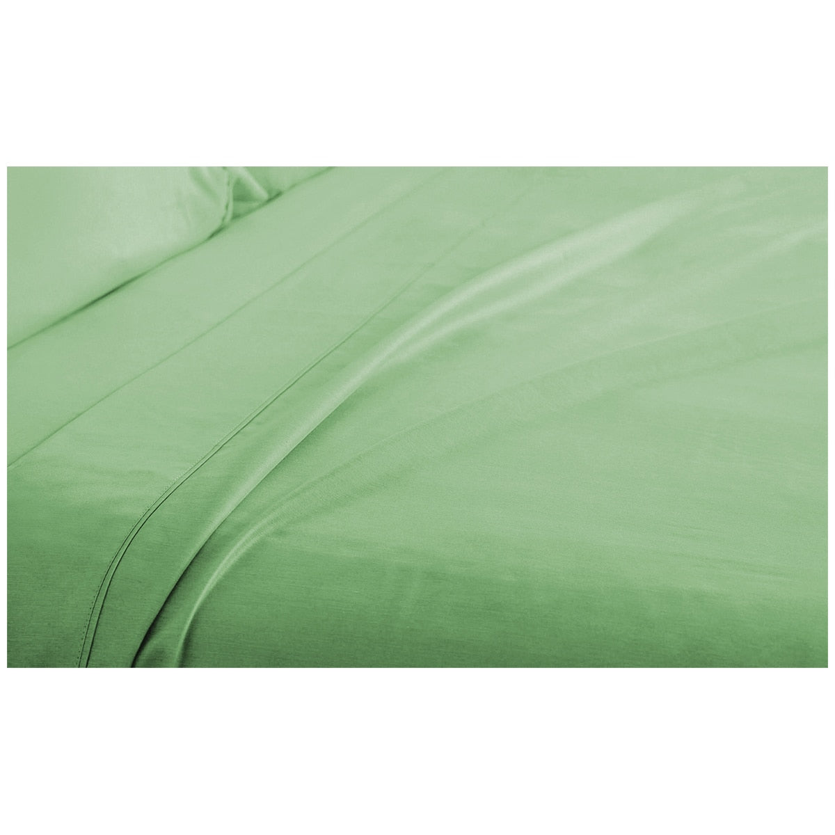 Ramesses 2000 Thread Count Bamboo Queen Sheet Set Avocado - SuperSaverAU - view 1