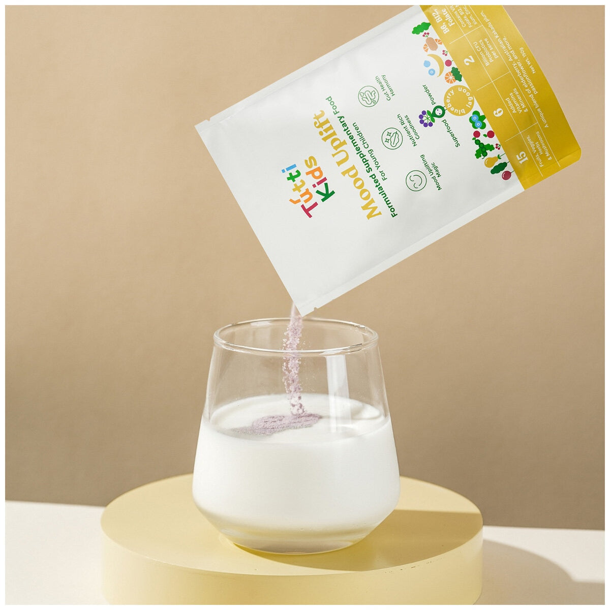 Tutti Kids Mood Uplift 150g – Blueberry-Flavored Probiotic Superfood Powder for Mood & Gut Health