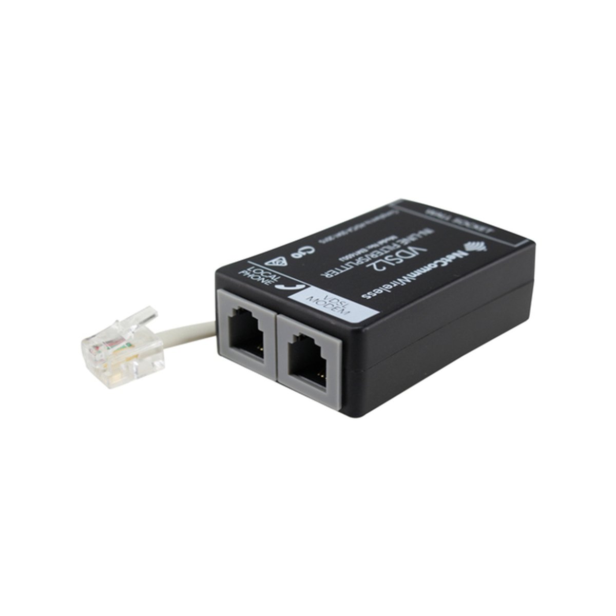 Jackson ADSL Filter - 43mm x 70mm - Plastic - Voice Band Interference - SuperSaverAU - view 2