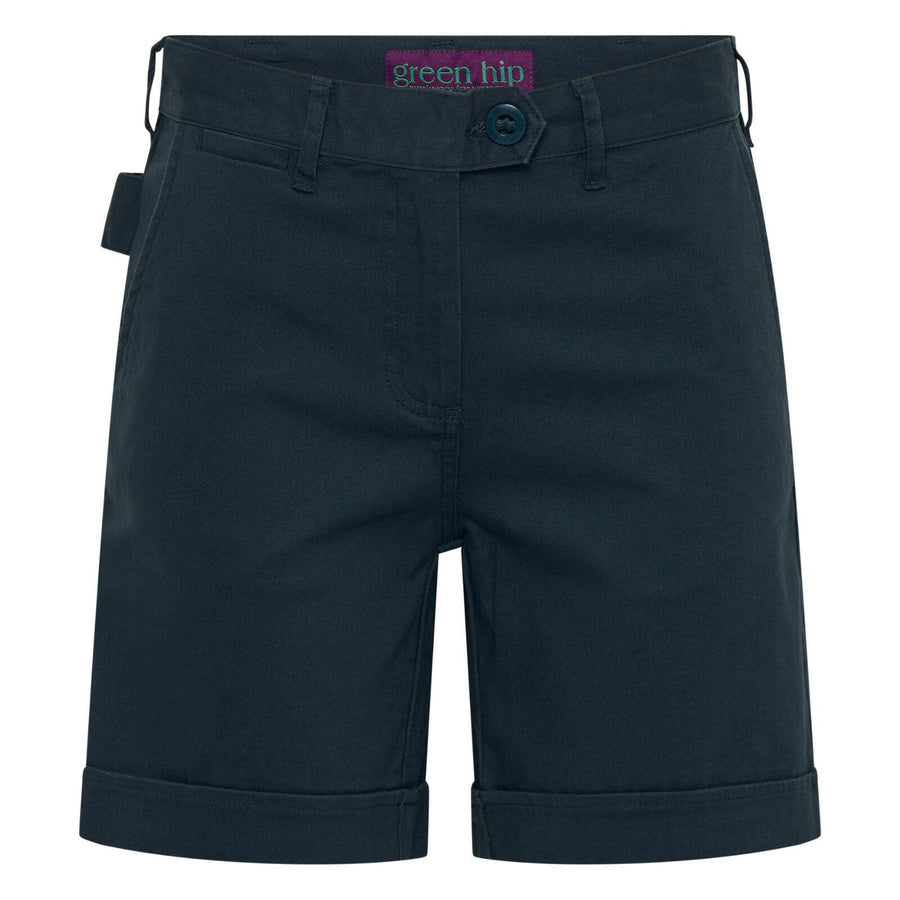 Green Hip Original Shorts Gardener Green Size 14 Women's Cotton Spandex Drill