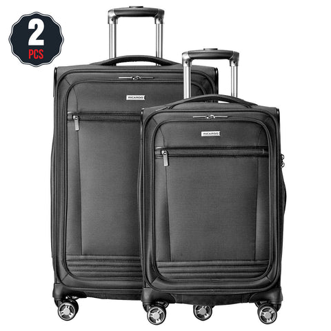 Ricardo Beverly Hills Mariposa Softside Luggage Set 2 Piece Black - SuperSaverAU - view 1