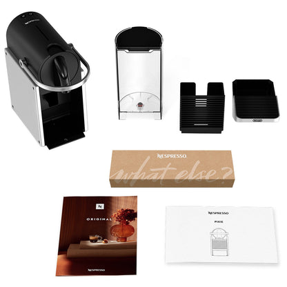 De'Longhi Nespresso Pixie EN127.SAE Coffee Machine with Aeroccino3 - Compact Design, Fast Brewing, Espresso & Cappuccino Maker