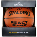 Spalding React TF-250 Basketball | Official Size 7 | Advanced Grip & Control - SuperSaverAU - view 2