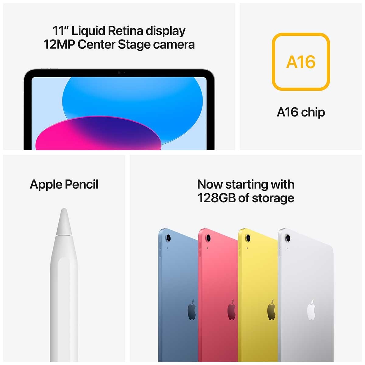 Apple iPad 11 Inch A16 128GB Yellow
