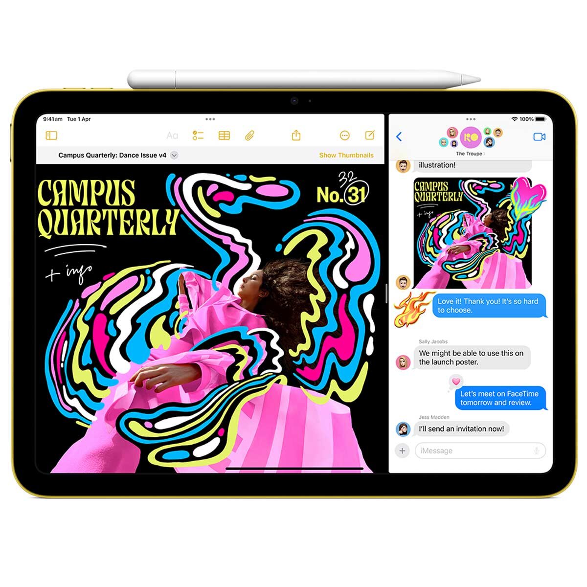 Apple iPad 11 Inch A16 256GB Pink - SuperSaverAU - view 4