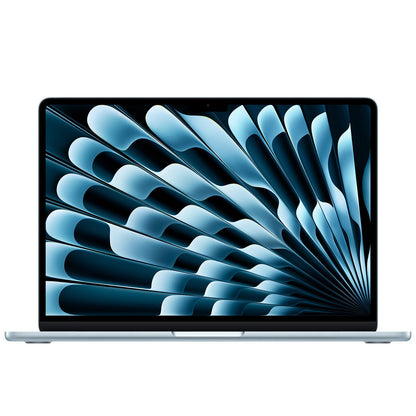 Apple MacBook Air 13 Inch M4 Chip 10 Core CPU 10 Core GPU 16GB 512GB SSD Sky Blue Liquid Retina Display 18H Battery Life Thunderbolt 4 Ports MagSafe Charging Port Headphone Jack Wi-Fi 6E Bluetooth 5.3