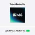Apple MacBook Air 13 Inch M4 Chip 10 Core CPU 10 Core GPU 16GB 512GB SSD Silver Liquid Retina Display 18hr Battery Life Thunderbolt 4 Ports - SuperSaverAU - view 4