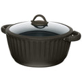 Resto Ascella 28cm Non-Stick Casserole Pot with Lid - 6.8L, Recycled Aluminium, Induction - RE94005