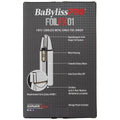 BaBylissPRO Single Foil Shaver - Silver - Hypoallergenic Gold Foil, Cordless, Metal Housing - 900895