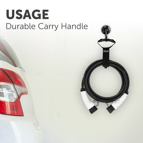 Arlec EV Charger Cable Strap - 10m Length - Black - Weather-Resistant - SuperSaverAU - view 2