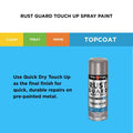 White Knight Rust Guard Touch Up Spray Paint Wallaby Satin 300g - For COLORBOND & Metal