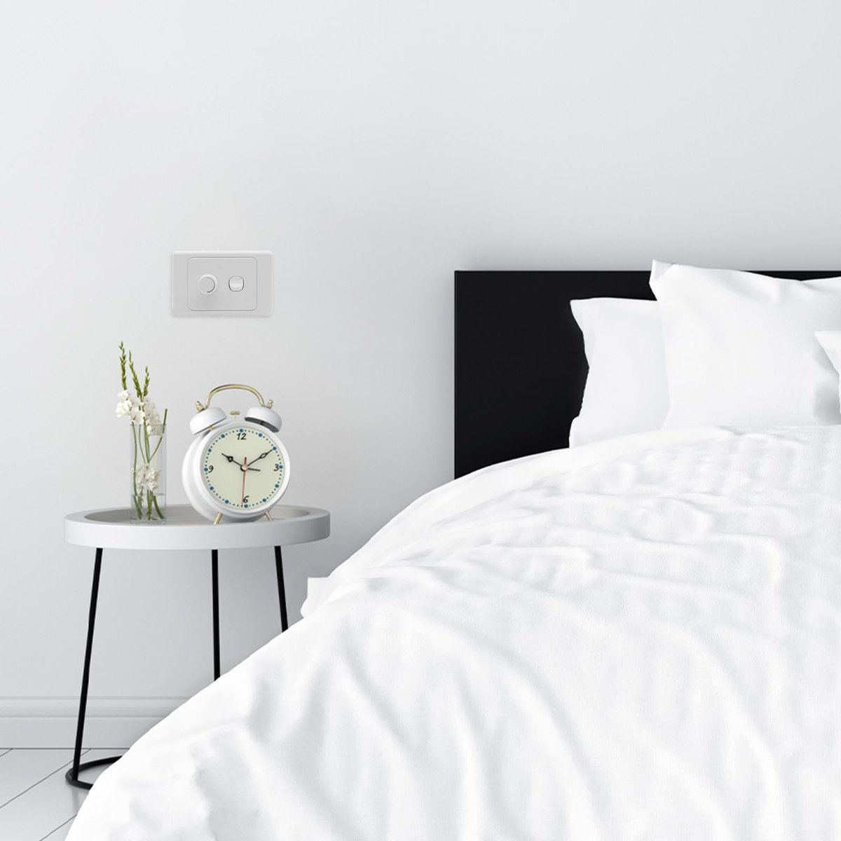Deta 1 Gang Wall Switch - 200W - Polycarbonate - Universal Dimmer - SuperSaverAU - view 3