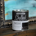 Rust Oleum Ultra Matte Chalked Paint 887ml - Black Abyss - Easy One-Coat Coverage - SuperSaverAU - view 4