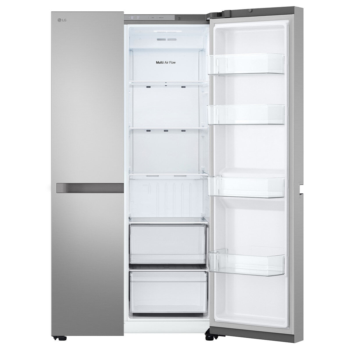 LG 644L Side By Side Fridge Stainless Steel GS-B599PL - SuperSaverAU - view 6