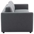 Fresh Industries 3 Seater Fabric Sofa with Loose Seat & Back Cushions, 150 kg Capacity per Seat - SuperSaverAU - view 4