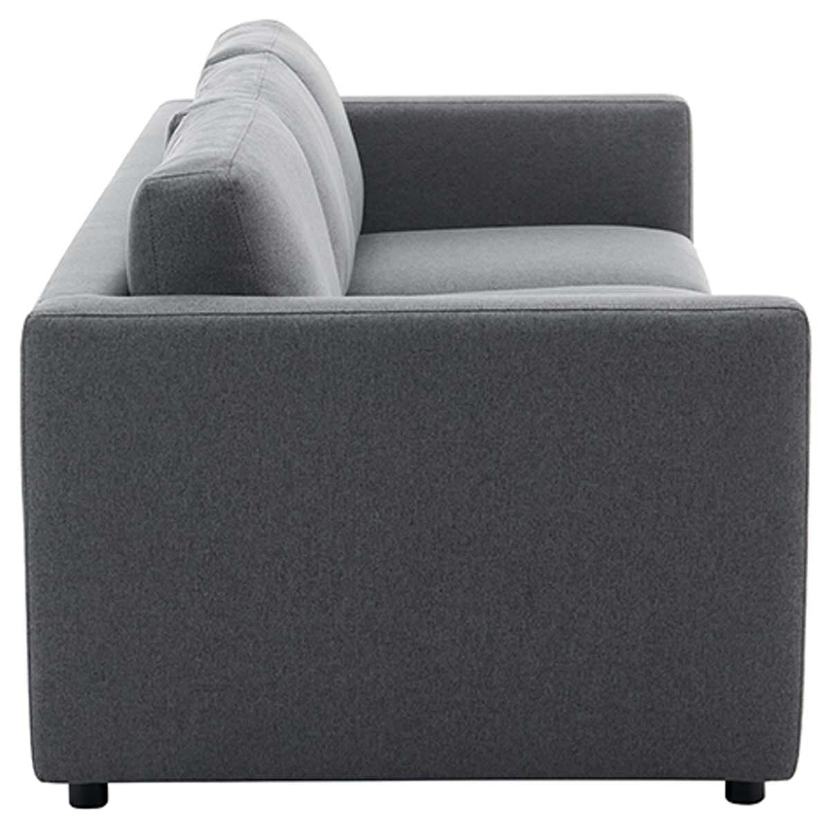 Fresh Industries 3 Seater Fabric Sofa with Loose Seat & Back Cushions, 150 kg Capacity per Seat