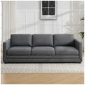 Fresh Industries 3 Seater Fabric Sofa with Loose Seat & Back Cushions, 150 kg Capacity per Seat - SuperSaverAU - view 1