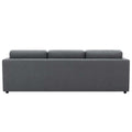 Fresh Industries 3 Seater Fabric Sofa with Loose Seat & Back Cushions, 150 kg Capacity per Seat - SuperSaverAU - view 5