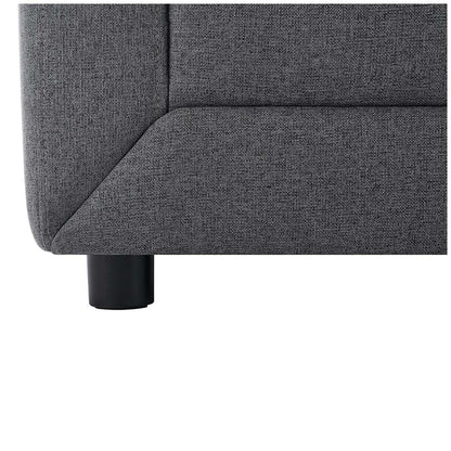Fresh Industries 3 Seater Fabric Sofa with Loose Seat & Back Cushions, 150 kg Capacity per Seat
