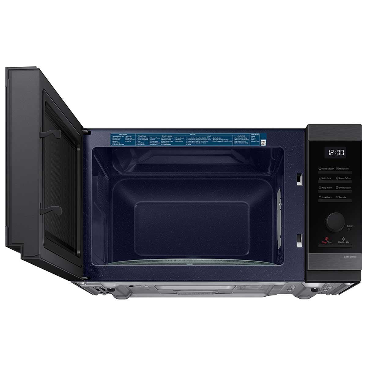 Samsung 40L Microwave Dial Button Control MS40DG5504AG Dual-Wave Technology Rapid Heating Easy-to-Clean Interior - SuperSaverAU - view 3